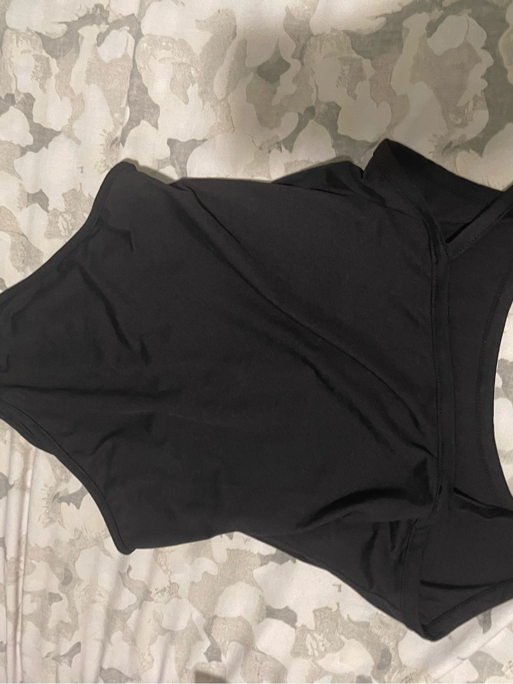 Black Women's Sleeveless Tank Top bodysuit